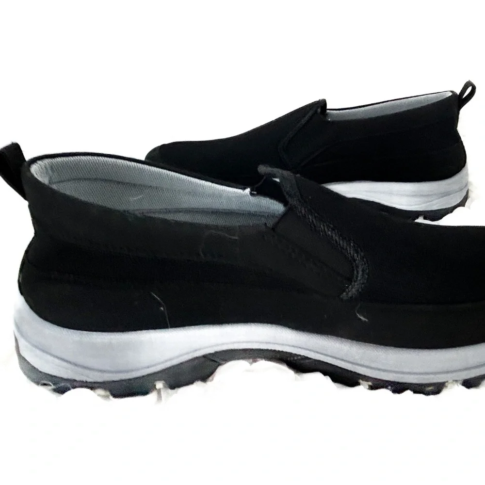 CNA-Trop Black‎ Slip-on Loafers Canvas Shoes Men's 45 US11 Arch Support